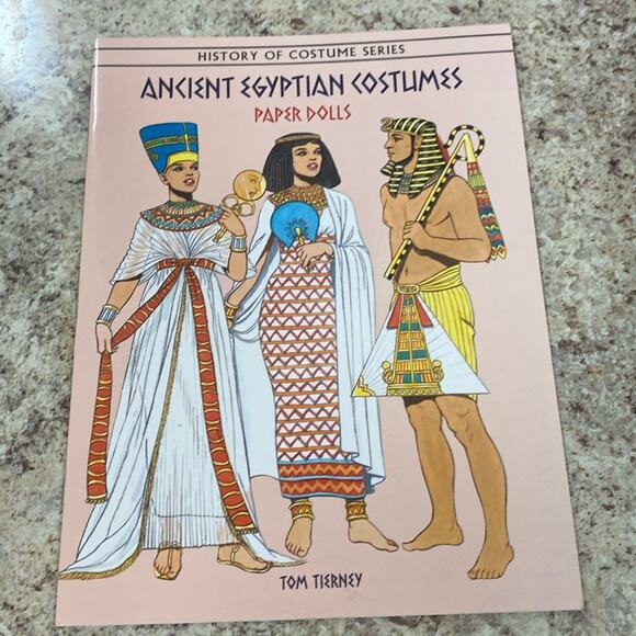 Ancient Egyptian Costumes Paper Dolls by Tom Tierney - Picture 1 of 3